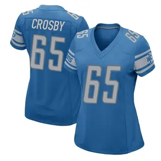 Detroit Lions Women's Tyrell Crosby Game Team Color Jersey - Blue
