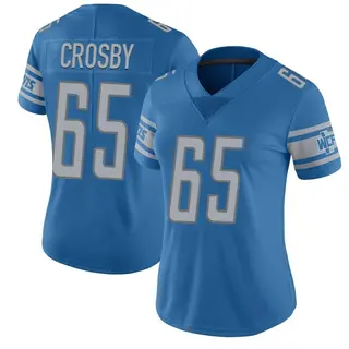Detroit Lions Women's Tyrell Crosby Limited Team Color Vapor Untouchable Jersey - Blue