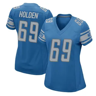 Detroit Lions Women's Will Holden Game Team Color Jersey - Blue