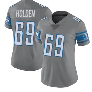 Detroit Lions Women's Will Holden Limited Color Rush Steel Jersey