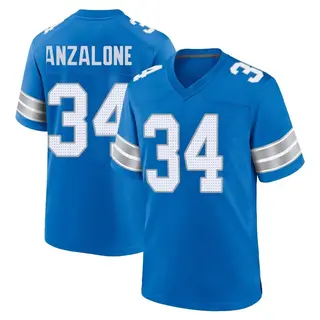 Detroit Lions Youth Alex Anzalone Game 2nd Jersey - Blue