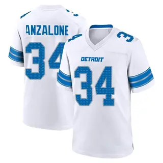 Detroit Lions Youth Alex Anzalone Game 2nd Jersey - White