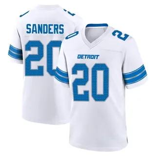 Detroit Lions Youth Barry Sanders Game 2nd Jersey - White
