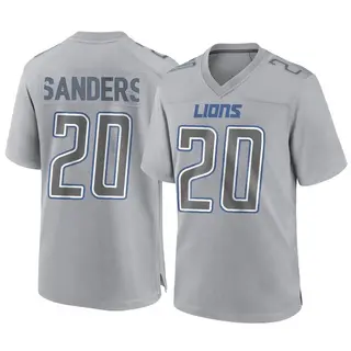 Detroit Lions Youth Barry Sanders Game Atmosphere Fashion Jersey - Gray
