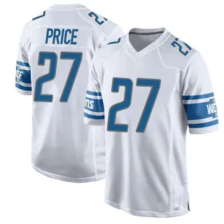 Detroit Lions Youth Bobby Price Game Jersey - White