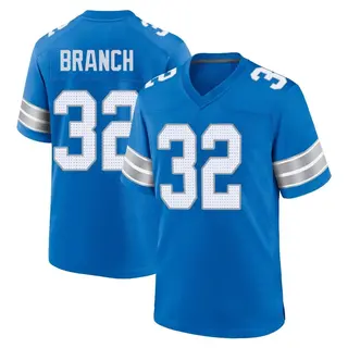 Detroit Lions Youth Brian Branch Game 2nd Jersey - Blue