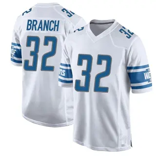 Detroit Lions Youth Brian Branch Game Jersey - White