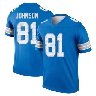 Detroit Lions Youth Calvin Johnson Legend 2nd Jersey - Blue