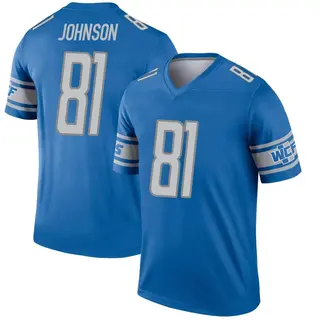 Detroit Lions Youth Calvin Johnson Legend Jersey - Blue