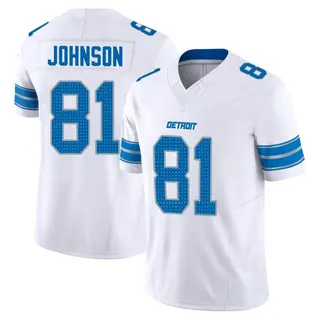 Detroit Lions Youth Calvin Johnson Limited Vapor F.U.S.E. 2nd Jersey - White