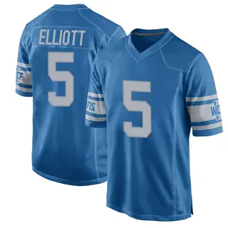 Detroit Lions Youth DeShon Elliott Game Throwback Vapor Untouchable Jersey - Blue