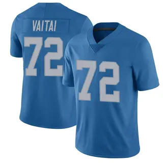 Detroit Lions Youth Halapoulivaati Vaitai Limited Throwback Vapor Untouchable Jersey - Blue