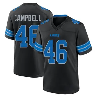 Detroit Lions Youth Jack Campbell Game Alternate 2nd Jersey - Black