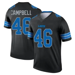 Detroit Lions Youth Jack Campbell Legend Jersey - Black