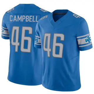 Detroit Lions Youth Jack Campbell Limited Vapor F.U.S.E. Jersey - Blue