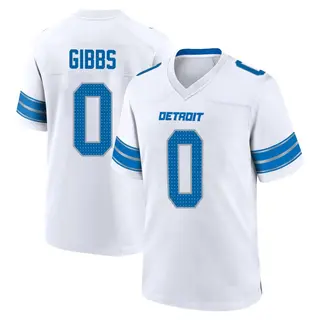 Detroit Lions Youth Jahmyr Gibbs Game 2nd Jersey - White