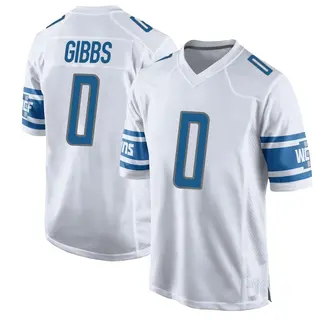 Detroit Lions Youth Jahmyr Gibbs Game Jersey - White