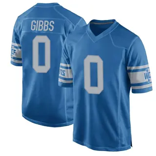 Detroit Lions Youth Jahmyr Gibbs Game Throwback Vapor Untouchable Jersey - Blue