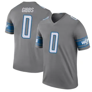 Detroit Lions Youth Jahmyr Gibbs Legend Color Rush Steel Jersey
