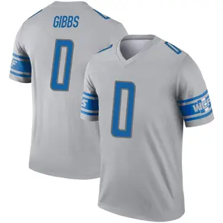 Detroit Lions Youth Jahmyr Gibbs Legend Inverted Jersey - Gray