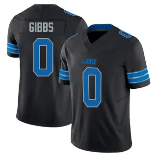 Detroit Lions Youth Jahmyr Gibbs Limited Alternate Vapor F.U.S.E. 2nd Jersey - Black