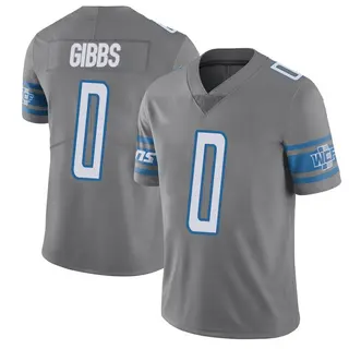 Detroit Lions Youth Jahmyr Gibbs Limited Color Rush Steel Vapor Untouchable Jersey