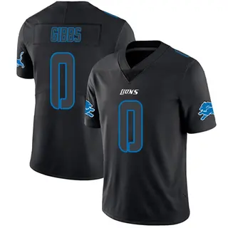 Detroit Lions Youth Jahmyr Gibbs Limited Jersey - Black Impact
