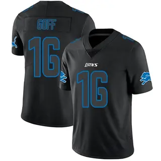 Detroit Lions Youth Jared Goff Limited Jersey - Black Impact