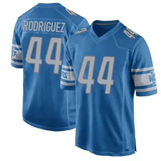 Detroit Lions Youth Malcolm Rodriguez Game Team Color Jersey - Blue