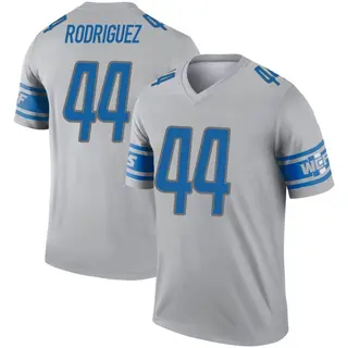 Detroit Lions Youth Malcolm Rodriguez Legend Inverted Jersey - Gray