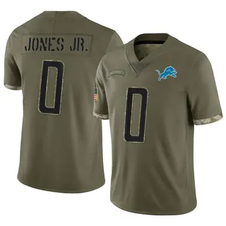 Detroit Lions Youth Marvin Jones Jr. Limited 2022 Salute To Service Jersey - Olive