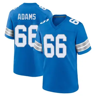Detroit Lions Youth Myles Adams Game 2nd Jersey - Blue