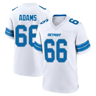 Detroit Lions Youth Myles Adams Game 2nd Jersey - White