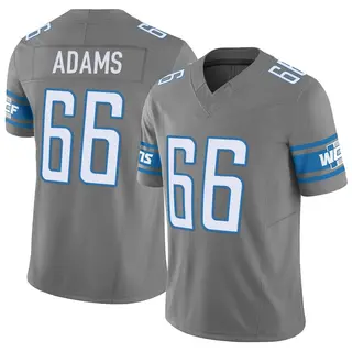Detroit Lions Youth Myles Adams Limited Silver Vapor F.U.S.E. Jersey