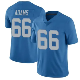 Detroit Lions Youth Myles Adams Limited Throwback Vapor Untouchable Jersey - Blue