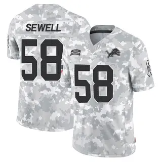 Detroit Lions Youth Penei Sewell Limited 2024 Salute to Service Jersey - Arctic Camo