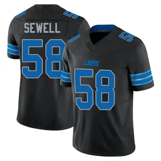 Detroit Lions Youth Penei Sewell Limited Alternate Vapor F.U.S.E. 2nd Jersey - Black