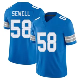 Detroit Lions Youth Penei Sewell Limited Vapor F.U.S.E. 2nd Jersey - Blue