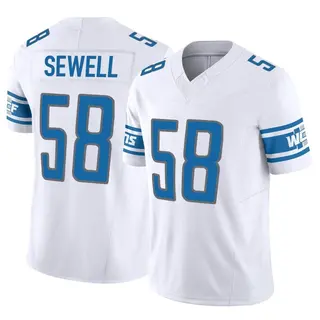 Detroit Lions Youth Penei Sewell Limited Vapor F.U.S.E. Jersey - White
