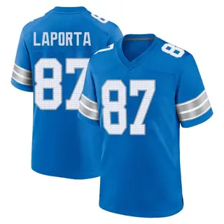 Detroit Lions Youth Sam LaPorta Game 2nd Jersey - Blue