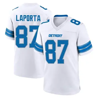 Detroit Lions Youth Sam LaPorta Game 2nd Jersey - White