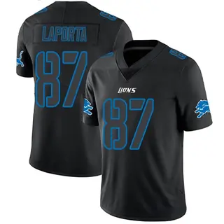 Detroit Lions Youth Sam LaPorta Limited Jersey - Black Impact