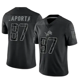 Detroit Lions Youth Sam LaPorta Limited Reflective Jersey - Black