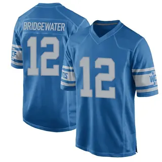 Detroit Lions Youth Teddy Bridgewater Game Throwback Vapor Untouchable Jersey - Blue