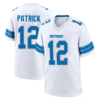 Detroit Lions Youth Tim Patrick Game 2nd Jersey - White
