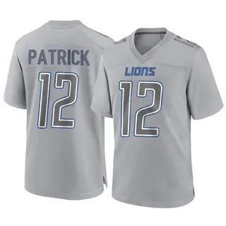 Detroit Lions Youth Tim Patrick Game Atmosphere Fashion Jersey - Gray