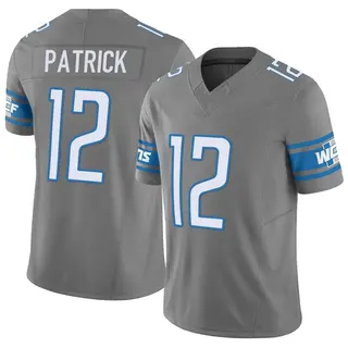 Detroit Lions Youth Tim Patrick Limited Silver Vapor F.U.S.E. Jersey